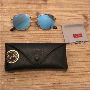 Authentic Hexagonal Ray Ban Sunglasses